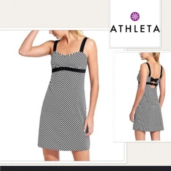 Athleta Stripe Pura Swim Dress - Picture 10 of 10